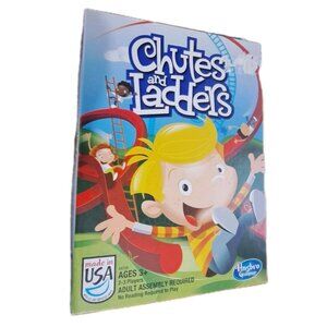 Hasbro Chutes and Ladders Classic Board Game 2 to 3 Players Ages 3+